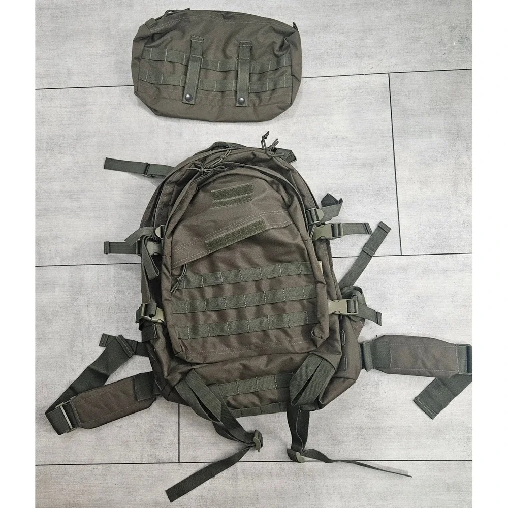 Red Rock Outdoor Gear Tactical Backpack with‎ MOLLE Pouch Olive Drab Green